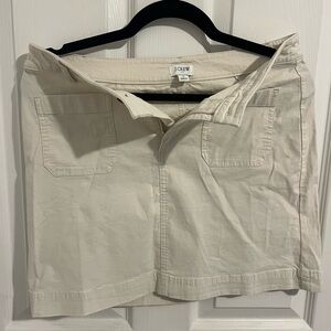 J.Crew Off-White Casual Skirt